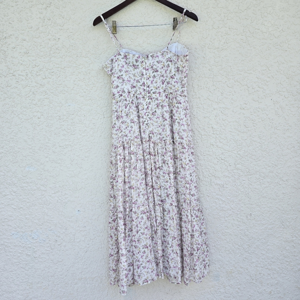 Row A. Floral Midi Dress - Picture 4 of 9